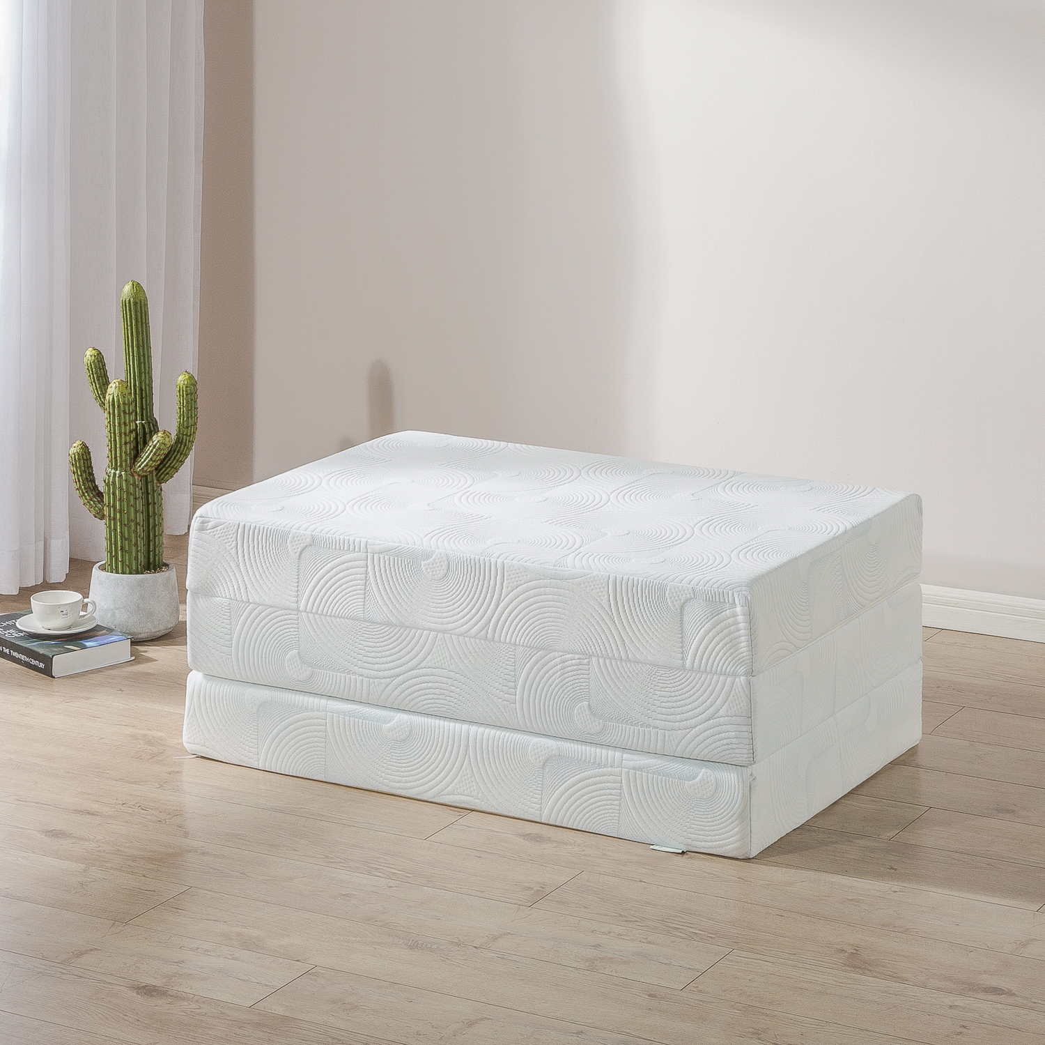 Zinus 5 inch Tri-Fold Cooling Gel Foldable Mattress