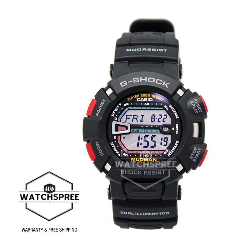 [Watchspree] Casio G-Shock Mudman Series Black Resin Band Watch G9000-1V G-9000-1V