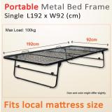 [Bulky] Single Pullout Metal Bed Frame * Portable Bed * Pull-out Bed * Fast Delivery