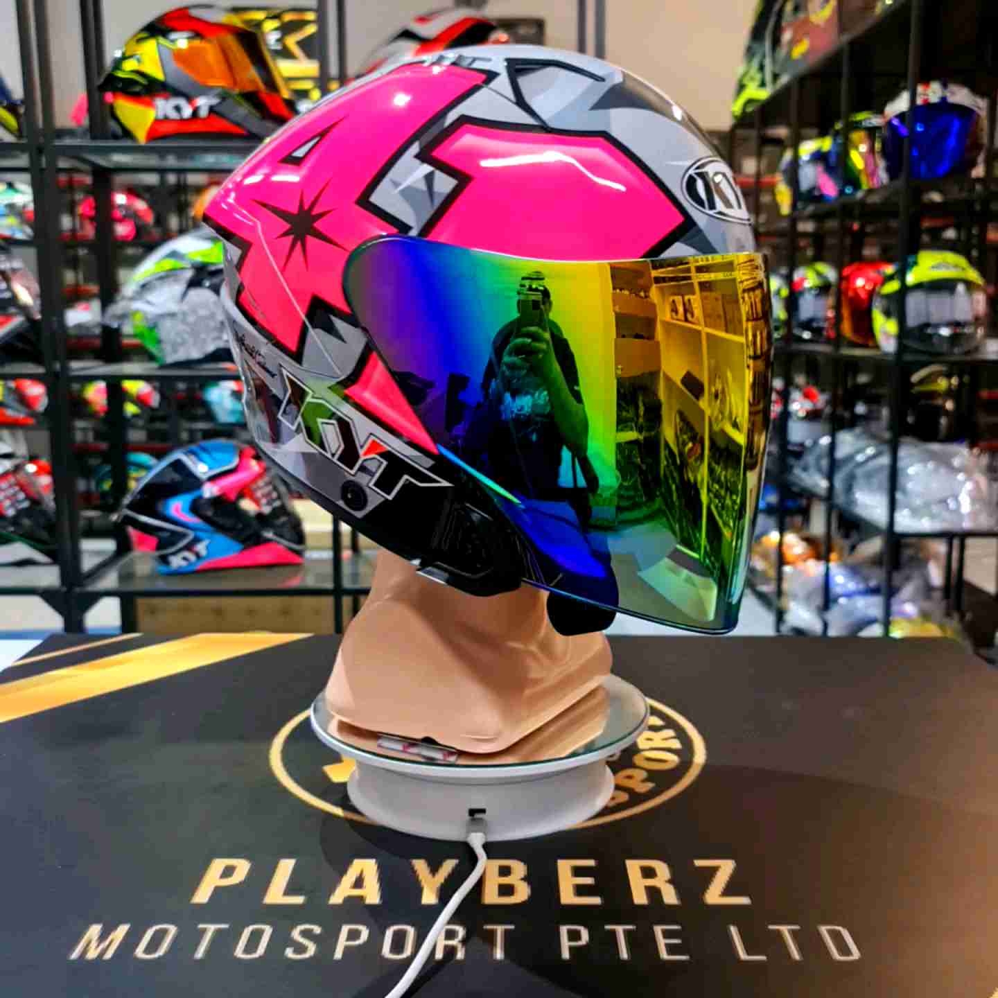[PLAYBERZ MOTOSPORT] KYT NFJ ALEIX ESPARGARO HELMET