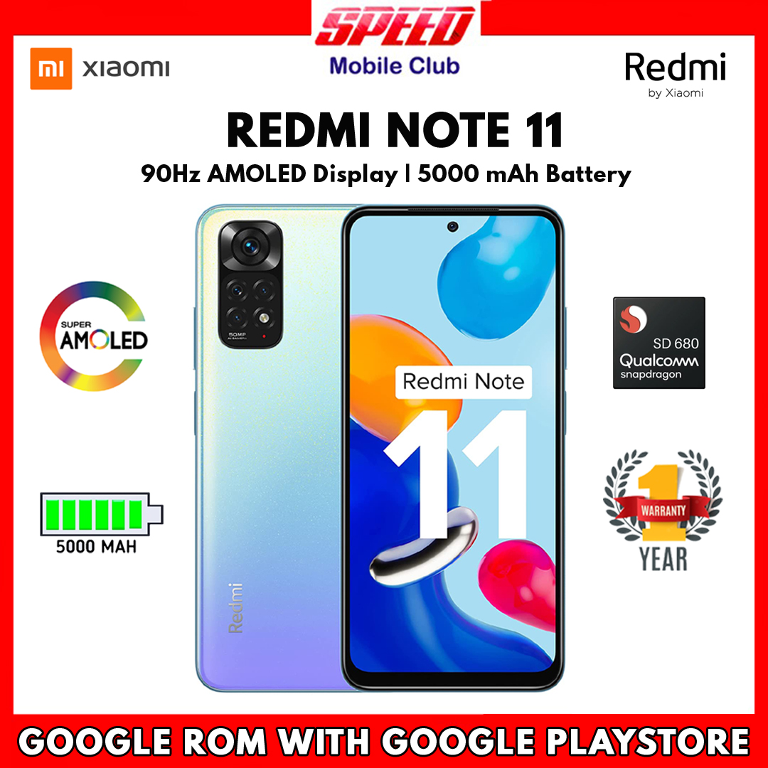 XIAOMI REDMI NOTE 11 | 6GB+128GB | BRAND NEW | LOCAL SET & EXPORT SET | GLOBAL VERSION | 1 YEAR XIAOMI WARRANTY
