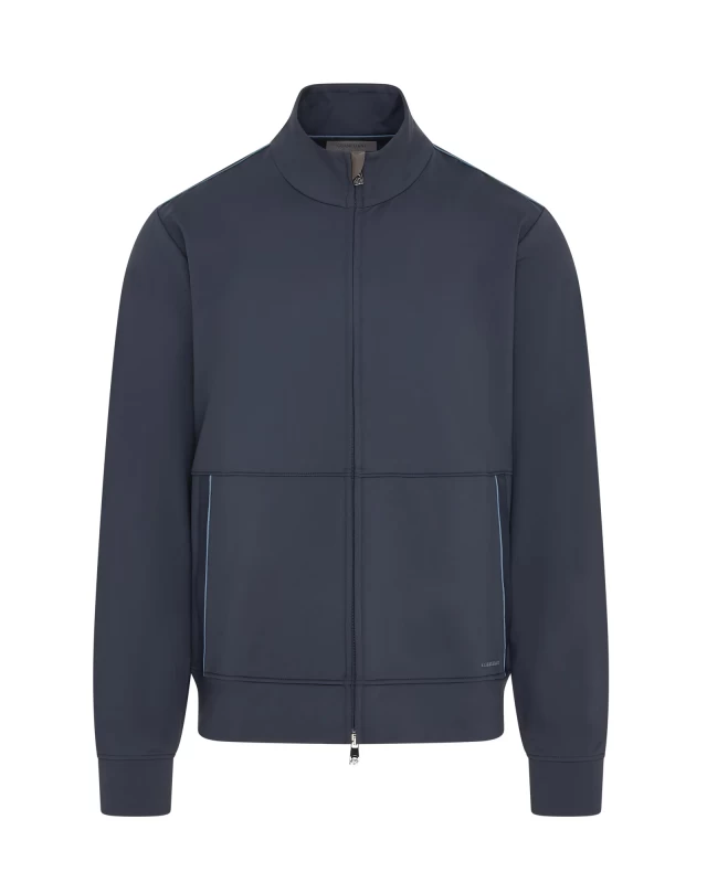 Corneliani Technical Stretch Tracksuit Top (Navy)