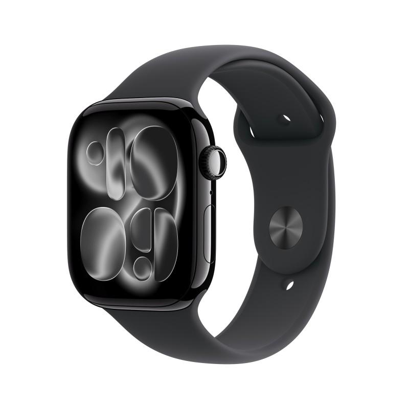 Apple Watch Series 11 (GPS + Cellular), 46mm Aluminium Case with Sport Band