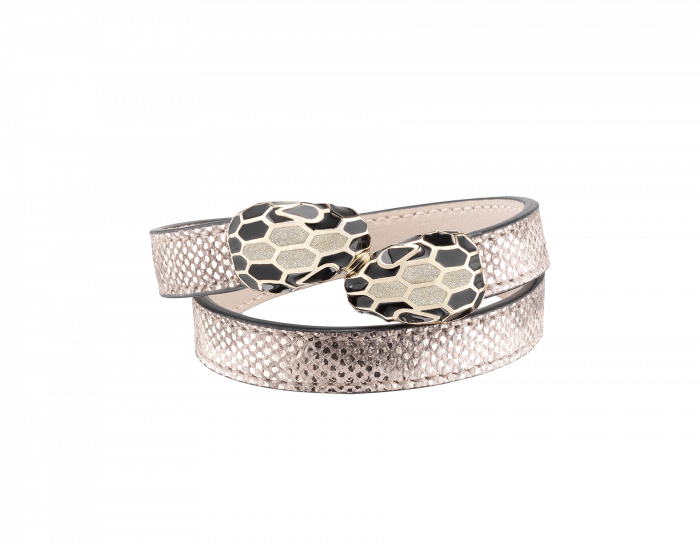 SERPENTI FOREVER LEATHER BRACELET
