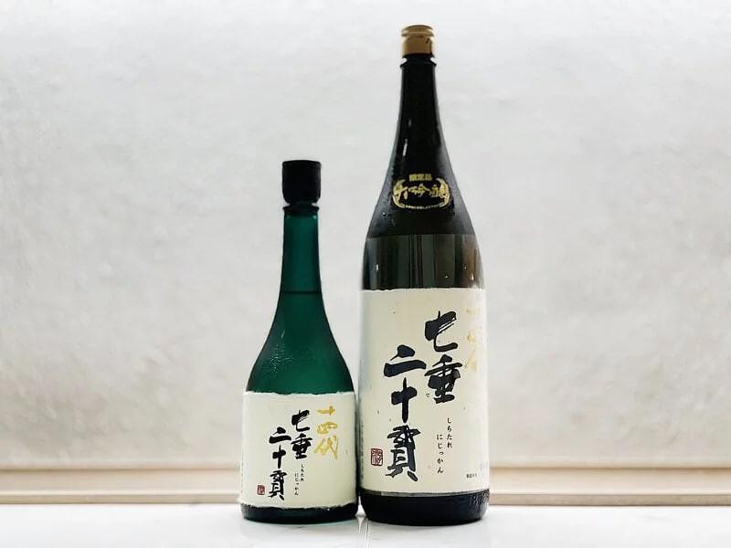 Fourteen generations of seven-year-old junmai daiginjo