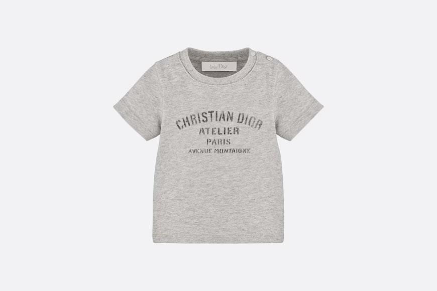 Buy a "CHRISTIAN DIOR ATELIER" T-shirt.  "grey" cotton plain cloth.  Numbering: 1SBK43TEEA_Y932