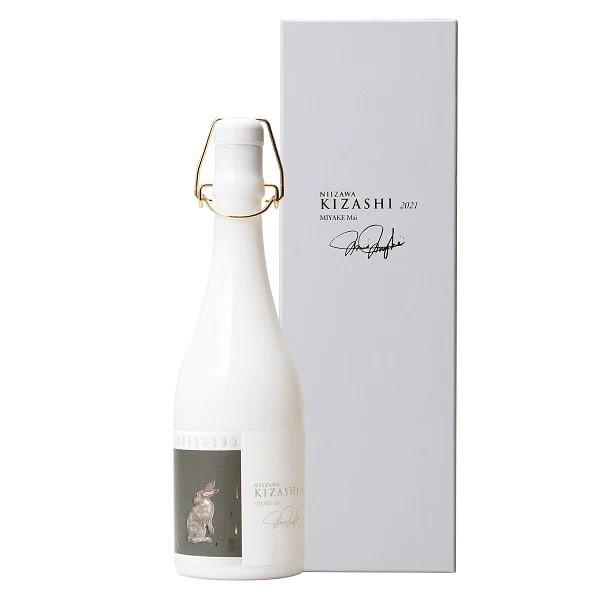 Japanese Sake - NIIZAWA KIZASHI Junmai Daiginjo Artist Edition White Bottle (7% Polished Rice) 720ml