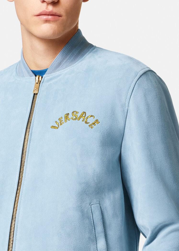 SEASHELL BAROQUE LOGO SUEDE JACKET