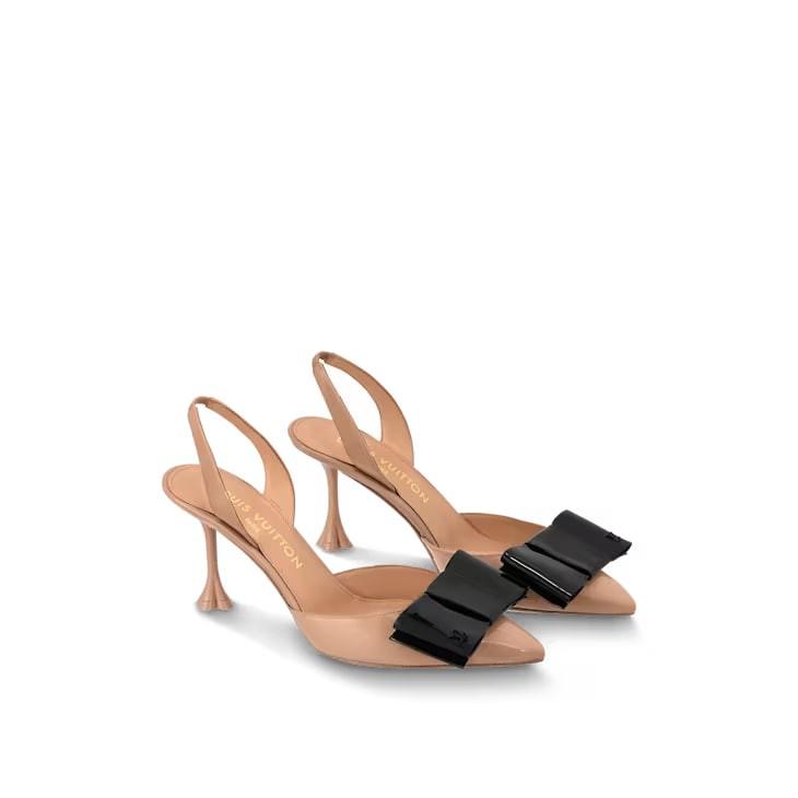 LV Blossom Slingback Pump