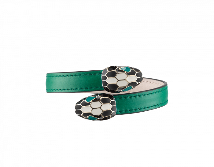 SERPENTI FOREVER LEATHER BRACELET
