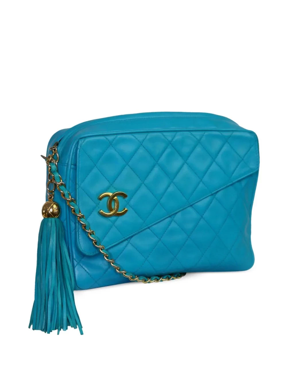 CHANEL Pre-Owned.   Diamond quilting camera bag.