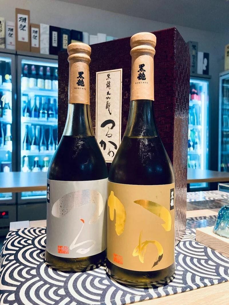 Black Dragon Crane and Turtle Daiginjo 720ml Gift Box Set