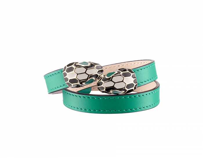 SERPENTI FOREVER LEATHER BRACELET